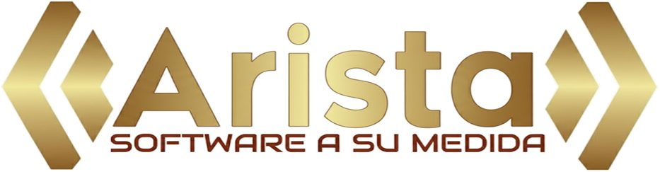 ARISTA logo dorado